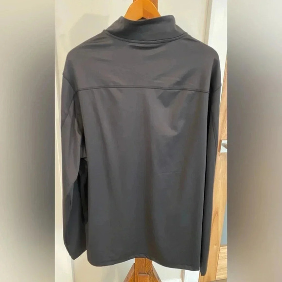 Rorie Whelan Golf Sporty 1/4 Zip Pullover Jacket Black Stretch Men’s XXL NEW - Picture 3 of 11